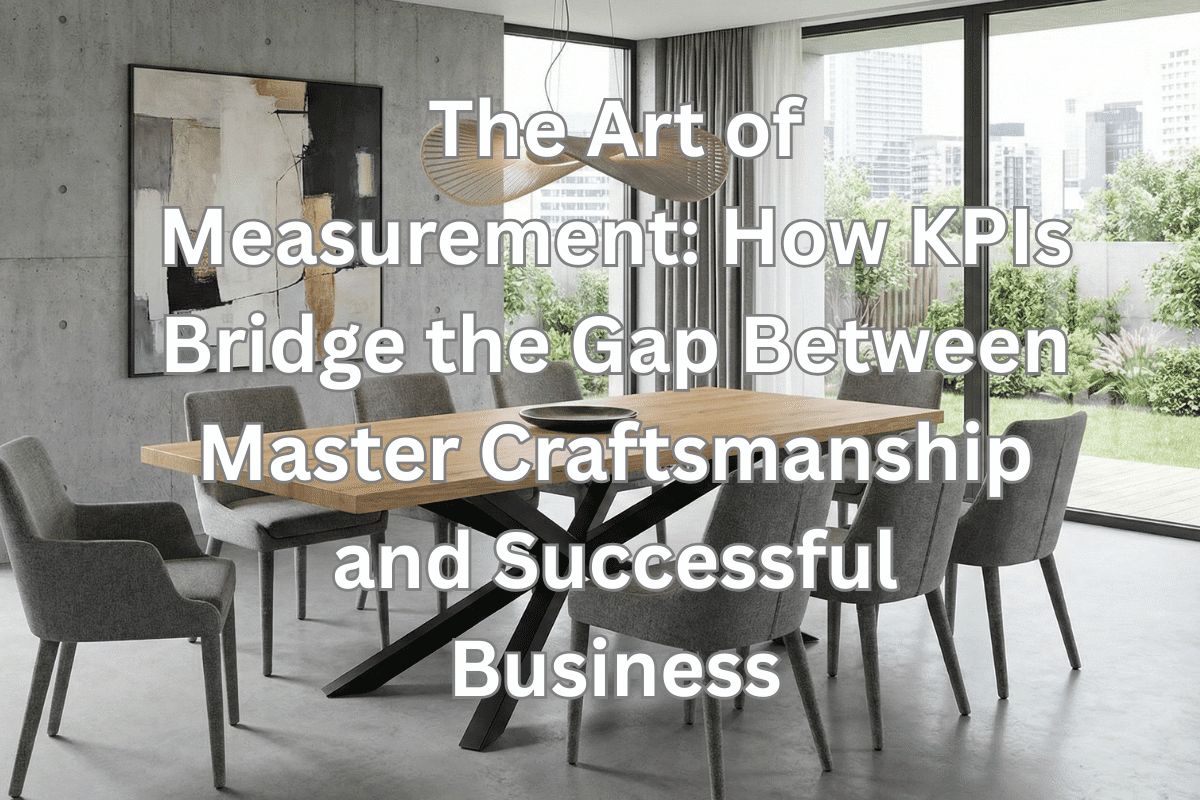 The Art of Measurement: How KPIs Bridge the Gap Between Master Craftsmanship and Successful Business